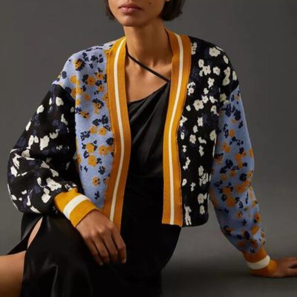 Anthropologie Sweaters - Anthropologie Varsity Cardigan Sweater